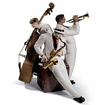 Lladro   Home Decor   Figurines - Lladro Jazz Trio 8568