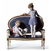 Lladro   Home Decor   Figurines - Lladro Ready for Practice  8570