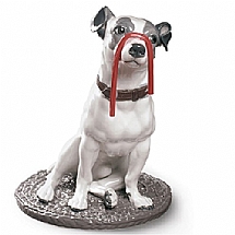 Lladro   Animals   Dogs - Lladro Jack Russell With Licorice Dog