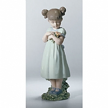 Lladro   Home Decor   Figurines - Lladro Flowers for Mommy 8021