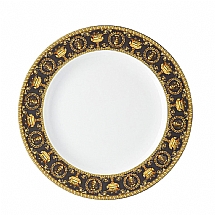 Versace   Tabletop   Dinnerware - Versace I Love Baroque Nero Dinner Plate