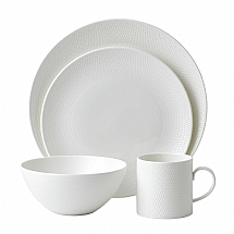 Wedgwood   Tabletop   Dinnerware - WEDGWOOD GIO 4 PIECE PLACE SETTING