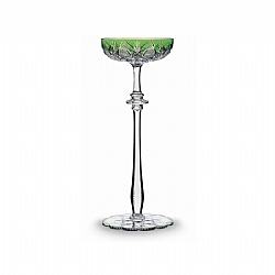 TableTop   Drinkware - Baccarat Tsar Champagne Coupe Green