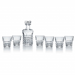 TableTop   Drinkware - Baccarat Louxor Bar Set 6 Tumblers and Decanter