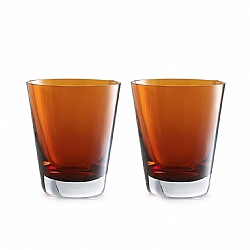 TableTop   Drinkware - Baccarat Mosaique Tumbler Orange Boxed set of 2