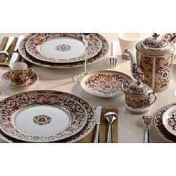 Bernardaud   Tabletop   Dinnerware - Bernardaud Boulle 5 pc Place Setting