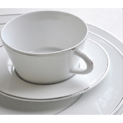 Bernardaud   Tabletop   Dinnerware - Bernardaud Argent 5 pc Place Setting