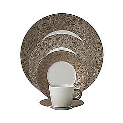 Bernardaud   Tabletop   Dinnerware - Bernardaud Ecume Platinum 5 Piece Place Setting