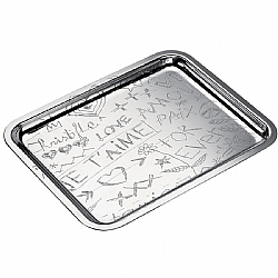 Christofle   Home Decor   Trays - Christofle Graffiti Rectangular Tray