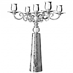 Christofle   Home Decor   candle holders - Christofle Jardin DEden 5 Lights Candelabra