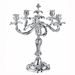 Christofle   home decor   candle holders - Christofle Trianon Candelabra 5 Lights