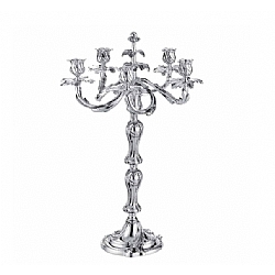 Christofle   home decor   candle holders - Christofle Trianon Tall Candelabra 5 Lights