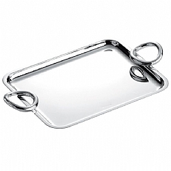 Christofle   home decor   Trays - Christofle Vertigo Tray Handles