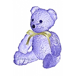 daum   Home Decor   Figurines - Daum Mansau Serge Violet doudours Teddy Bear