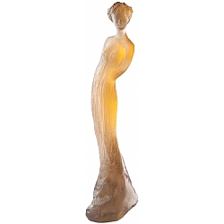 daum   Home Decor   Figurines - Daum Richard Jean Philippe Amber grey Amelie