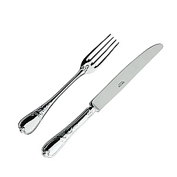 Ercuis   Tabletop   Flatware - Ercuis Silver Plated Du Barry 5 Piece Place Setting