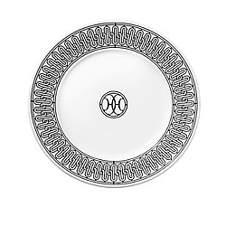 Hermes   TableTop   Dinnerware - Hermes H Deco Dessert Plate No 1 Grey