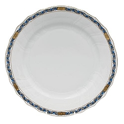 Herend   TableTop   Dinnerware - Herend Chinese Bouquet Garland Black Sapphire Dinner Plate