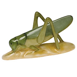 Herend   animals   Little Animals - Herend Grasshopper White