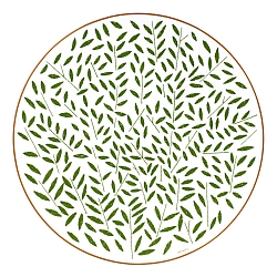 Hermes   Tabletop   Dinnerware - Hermes A Walk in the Garden Dinner plate Green