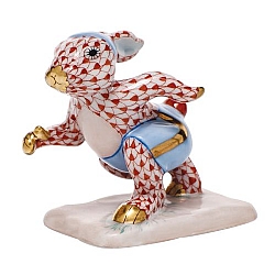 Herend   animals   Rabbits - Herend Running Bunny Rust