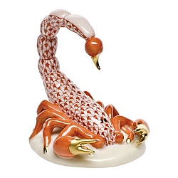 Herend   animals   Little Animals - Herend Scorpion Rust