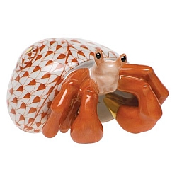 Herend   animals   Aquatic - Herend Hermit Crab Rust