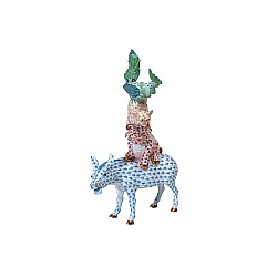 Herend   home decor   Figurines - Herend Musicians Of Bremen Multicolor