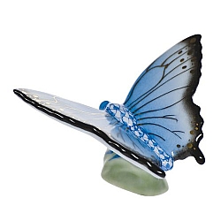 Herend   Animals   Butterflies - Herend Butterfly Blue