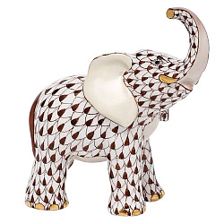 Herend   animals   Elephant - Herend Young Elephant Chocolate