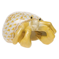 Herend   animals   Aquatic - Herend Hermit Crab Butterscotch