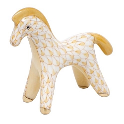 Herend   Animals   Horse - Herend Horsey Butterscotch