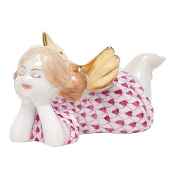 Herend   home decor   Figurines - Herend Tranquility Raspberry