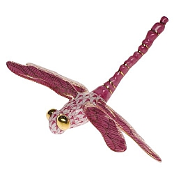 Herend   animals   Little Animals - Herend Dragonfly Raspberry