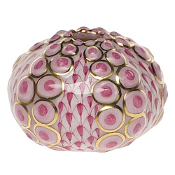 Herend   animals   Aquatic - Herend Sea Urchin Raspberry