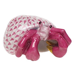 Herend   animals   Aquatic - Herend Hermit Crab Raspberry