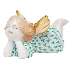Herend   home decor   Figurines - Herend Tranquility Green