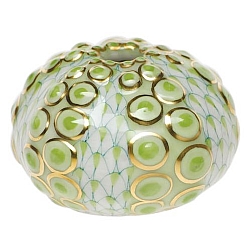 Herend   animals   Aquatic - Herend Sea Urchin Key lime