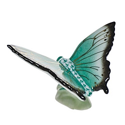 Herend   Animals   Butterflies - Herend Butterfly Green