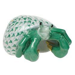 Herend   animals   Aquatic - Herend Hermit Crab Green