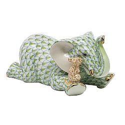 Herend   animals   Elephant - Herend Fast Friends Multicolor