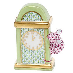 Herend   animals   Little Animals - Herend Hickory Dickory Dock Multicolor