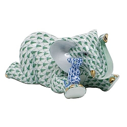 Herend   animals   Elephant - Herend Fast Friends Multicolor