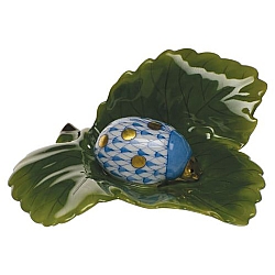 Herend   animals   Little Animals - Herend Ladybug Blue