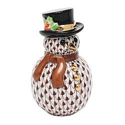 Herend   home decor   Figurines - Herend Snowman Chocolate