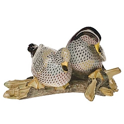 Herend   Animals   Ducks - Herend Canadian Ducks Multicolor