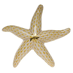 Herend   animals   Aquatic - Herend Starfish Butterscotch