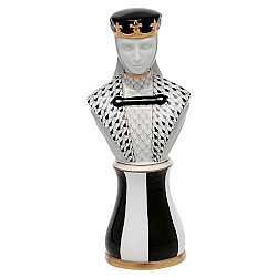 Herend   home decor   Figurines - Herend Chess Queen Black