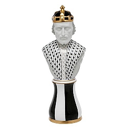 Herend   home decor   Figurines - Herend Chess King Black