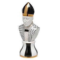 Herend   home decor   Figurines - Herend Chess Bishop Black